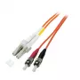 Fiiberoptiline kaabel EFB Elektronik O0371.3 3 m LC ST oranž