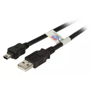 USB-kaabel EFB Elektronik K5251SW.0,5 0,5 m USB A Mini-USB B Must
