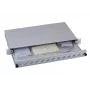 Patch panel 1U EFB Elektronik B71006.12OM4 — ST fiiberkonnektorid, metall, 483×44.5×244 mm