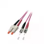 Fiiberoptiline kaabel EFB Elektronik O0347.2 2 m ST SC Lilla