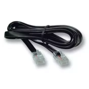 Telefonikaabel EFB Elektronik K2406SW.6 6 m Must