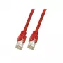 Võrgukaabel EFB Elektronik K8012.3 RJ-45 Cat5e 3 m Punane