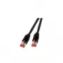 Networking kaabel EFB Elektronik Cat.6a HiroseTM21 RJ-45 Cat6a 1m Must