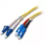 Fiiberoptiline kaabel EFB Elektronik O0360.7,5 7.5m LC SC Kollane