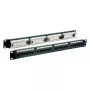 Patch-paneel EFB Elektronik 37585.1, 24-pordiline RJ-45, 1U rack, 5000 Mbit/s, kullatud kontaktid, must