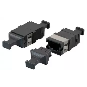 Fiiberoptiline adapter EFB Elektronik 53458.1 MTP/MPO multi-mode & single-mode, must, 12,9×20,5×9,3 mm
