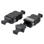Fiiberoptiline adapter EFB Elektronik 53458.1 MTP/MPO multi-mode & single-mode, must, 12,9×20,5×9,3 mm
