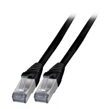 Võrgukaabel EFB Elektronik K5538SW.1 RJ-45 Cat6a 1m Must