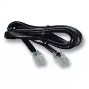 telefonikaabel EFB Elektronik K2402SW.1 1 m Must