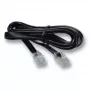 telefonikaabel EFB Elektronik K2402SW.1 1 m Must