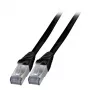 Networking kaabel EFB Elektronik K5538SW.5 RJ-45 Cat6a 5m Must