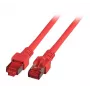 Võrgukaabel EFB Elektronik K5512.50 RJ-45 Cat6 50 m Punane