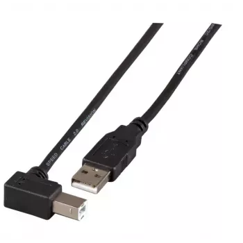 USB-kaabel EFB Elektronik K5260SW.1,8 1.8m USB A USB B Must