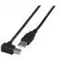 USB-kaabel EFB Elektronik K5260SW.1,8 1.8m USB A USB B Must