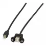 USB-kaabel EFB Elektronik K5293SW.1,8V2 1,8 m USB 2.0 must