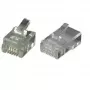 RJ45 UTP-pistik EFB Elektronik E-MO 8/8 SF Läbipaistev