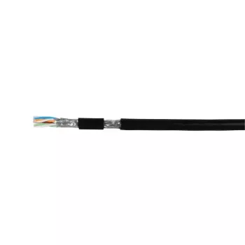 Võrgukaabel EFB Elektronik Cat7 S/FTP (S‑STP) 100 m Must