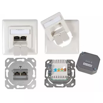 Pistikupesa 2 x RJ-45 EFB Elektronik ET-25211.2V1