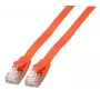 Võrgukaabel EFB Elektronik K5545RT.1 RJ-45 Cat6a 1 m punane