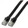Võrgukaabel EFB Elektronik K5545SW.1 RJ-45 Cat6a 1 m Must