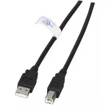 USB-kaabel EFB Elektronik K5203.1,8 1.8m USB A USB B Must