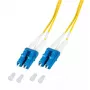 Fiiberoptiline kaabel EFB Elektronik O0350.3-1.2 3 m 2x LC Kollane