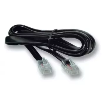 Telefonikaabel EFB Elektronik K2406SW.15 — 15 m, RJ-12 -> RJ-45, must