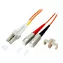 Fiiberoptiline kaabel EFB Elektronik O0320.40 40 m LC SC Oranž