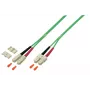 Fiiberoptiline kaabel EFB Elektronik O0318.3OM5 3 m 2x SC roheline