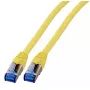 Võrgukaabel EFB Elektronik K5525FGE.1,5 RJ-45 Cat6a 1.5 m kollane