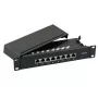 Patch-paneel EFB Elektronik 37737SW.8 RJ-45 10000 Mbit/s Must 1U