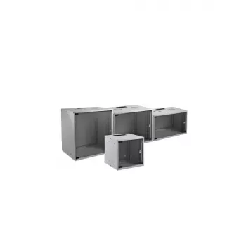 Seinale kinnitatav rack EFB Elektronik WGB-1906GR.45, 6U, 535×450×306 mm, hall, 80 kg