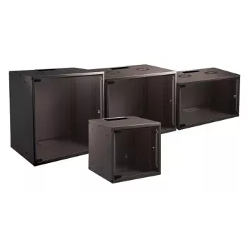 Seinale kinnitatav riiulkapp EFB Elektronik WGB-1915TS.60 – 15U, 535×600×707 mm, must, max 80 kg