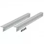 Rack rail EFB Elektronik 691676.15, steel housing, silver, width 735.5 mm