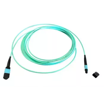 Fiiberoptiline MTP-kaabel EFB Elektronik MTPF12MTPFOM3-3-A, OM3, 3 m, MTP–MTP, 50 µm, akvamariin