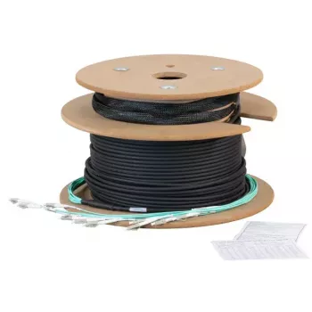 Fiiberoptiline kaabel EFB Elektronik O8322L160OM3 160 m 8x LC U-DQ(ZN) BH must