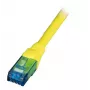 Võrguparanduskaabel EFB Elektronik K8109GE.1 Cat6a U/UTP RJ-45 to RJ-45 Kollane 1 m