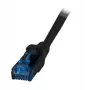 Networking kaabel EFB Elektronik K8109SW.3 — 3 m, Cat6a U/UTP, RJ-45 to RJ-45, gold contacts, Must
