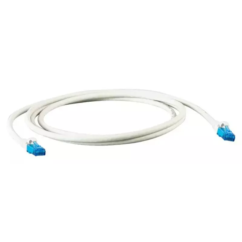 Võrgukaabel EFB Elektronik K8109WS.1 Cat6a U/UTP (UTP) 1 m, RJ-45 kuni RJ-45, kullatud kontaktid, valge