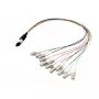 Fiiberoptiline kaabel EFB Elektronik MTPM12LCOM4-0,4 0,4 m MTP kuni 12×LC OM4 violetne