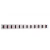 Patch-paneeli tarvik EFB Elektronik SB-FP-12SC-D-V-OM3 — 1U rack-kinnitus, 12 SC, hall, 432×13×43,5 mm