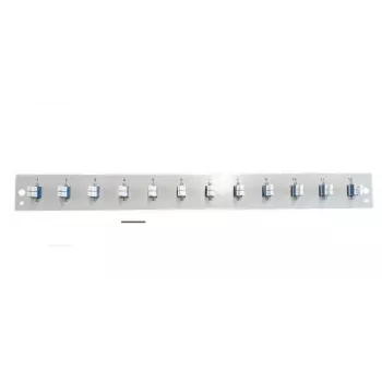 Patch-paneeli lisaseade EFB Elektronik SB-FP-12SC-S-OM4, 1U rack-paigaldus, 12 SC OM4, 432×13×43.5 mm, hall