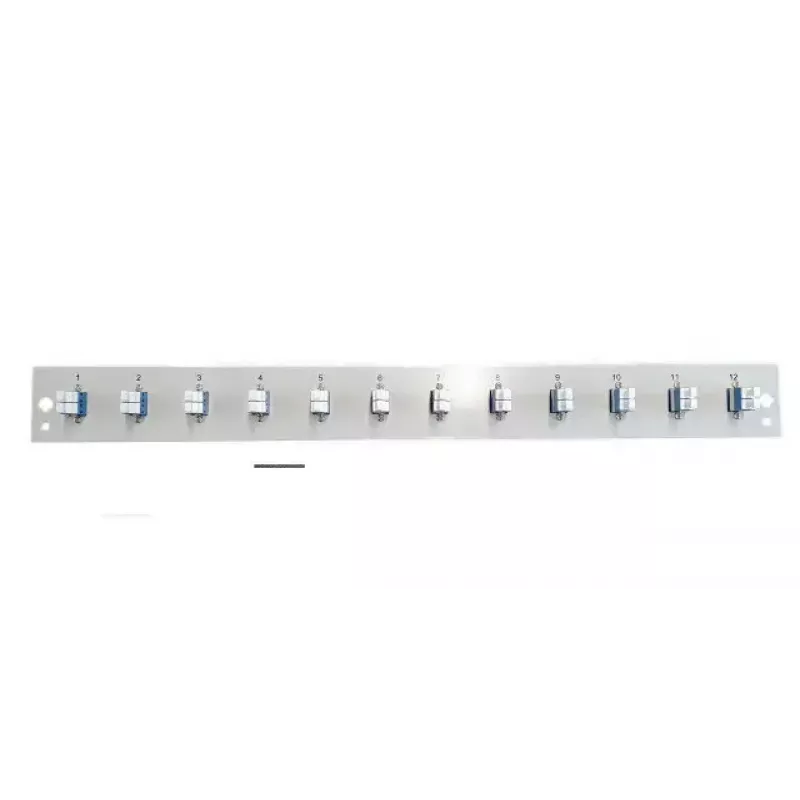 Patch-paneeli lisaseade EFB Elektronik SB-FP-12SC-S-OM4, 1U rack-paigaldus, 12 SC OM4, 432×13×43.5 mm, hall