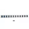 Patch paneeli lisaseade EFB Elektronik SB-FP-S-12SC-D-V-OS2 — 1U raami kinnitus, 12 SC fiiberporti, 432×13×43,5 mm
