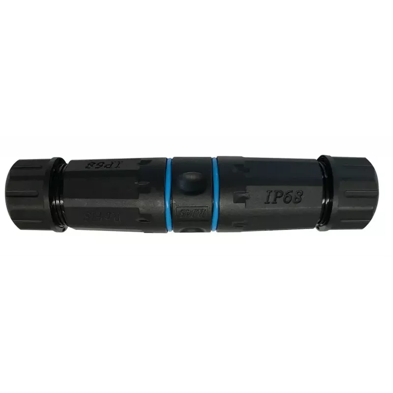 RJ45 Cat.6 IP68 adapter EFB Elektronik mudel IP68DFKRJ45WP — veekindel Etherneti konnektor