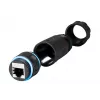 RJ45 Cat.6 IP68 adapter EFB Elektronik mudel IP68DFKRJ45WP — veekindel Etherneti konnektor