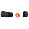EFB Elektronik IP68DFKRJ456AWP juhtmepistik 2x RJ-45 Must