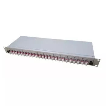 Ühendusplaadi salv EFB Elektronik B65901.6OM4 — mahutavus 6 ühendust, hall, sisetingimustesse, 482×170×44 mm