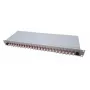 Ühendusplaadi salv EFB Elektronik B65901.6OM4 — mahutavus 6 ühendust, hall, sisetingimustesse, 482×170×44 mm