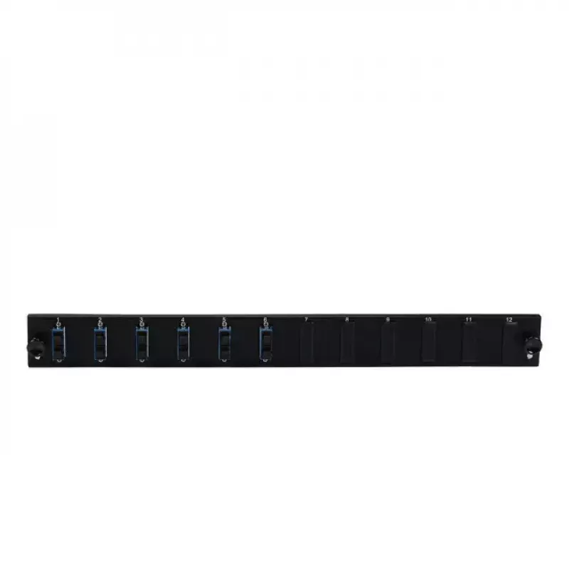 Patch-paneeli lisatarvik EFB Elektronik SB-FP-6SC-D-V-OS2 — 1U rack, 432×13×43.5 mm, hall